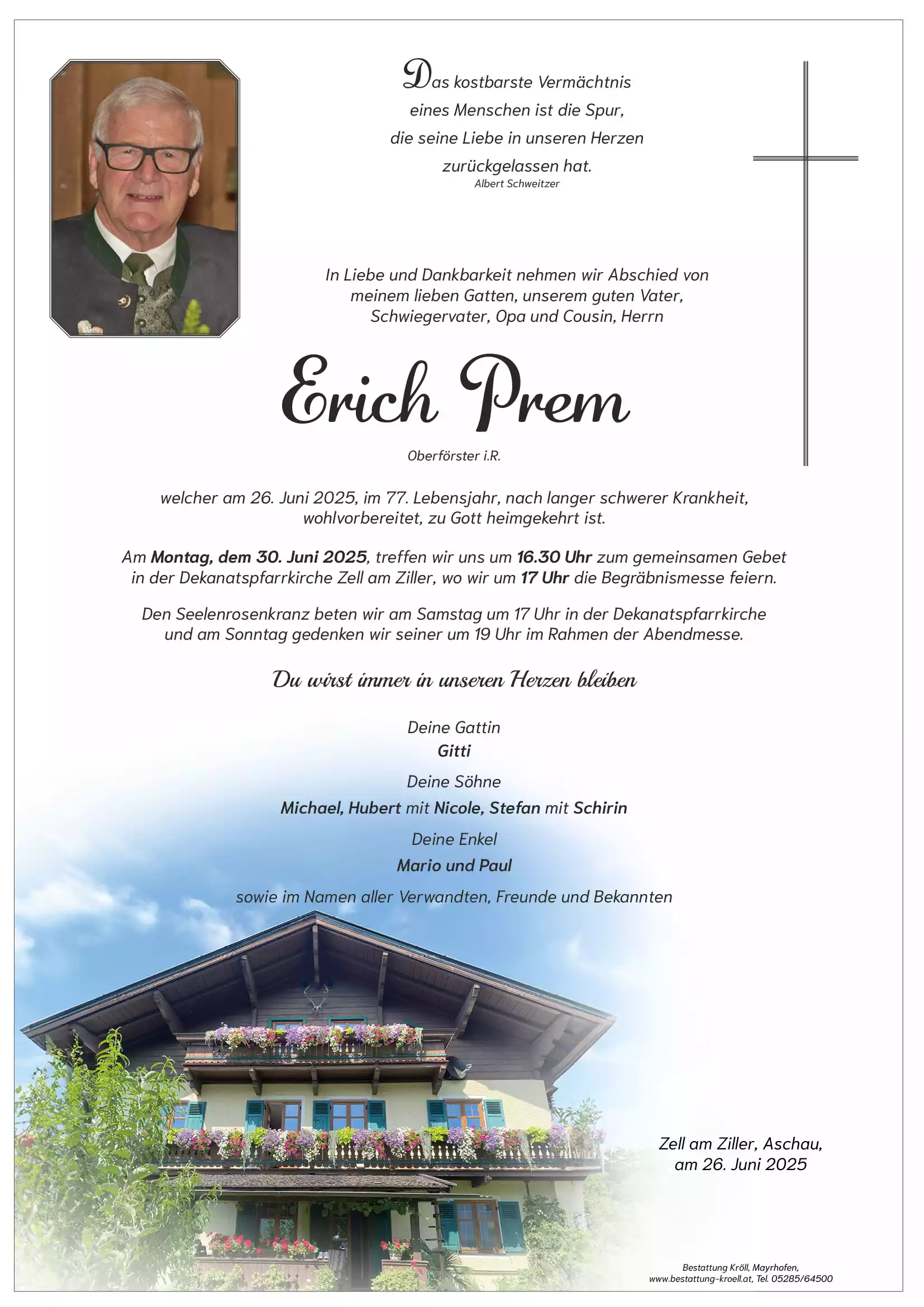 Parte von Erich Prem